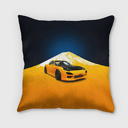 Подушка квадратная Спортивный японский автомобиль, цвет: 3D-принт
