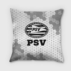 Подушка квадратная PSV sport на светлом фоне, цвет: 3D-принт