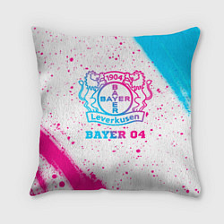 Подушка квадратная Bayer 04 neon gradient style, цвет: 3D-принт