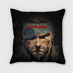 Подушка квадратная Веном Снейк Metal gear game, цвет: 3D-принт