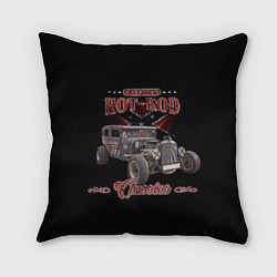 Подушка квадратная Классический хот-род в rat стиле, цвет: 3D-принт