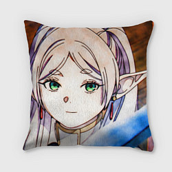 Подушка квадратная Frieren Cute, цвет: 3D-принт