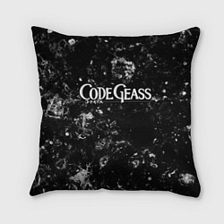 Подушка квадратная Code Geass black ice, цвет: 3D-принт