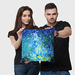 Подушка квадратная Млечный путь и звездное небо, цвет: 3D-принт — фото 2