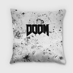 Подушка квадратная Doom dirty ice, цвет: 3D-принт