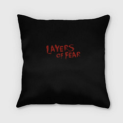 Подушка квадратная Layers of Fear, цвет: 3D-принт