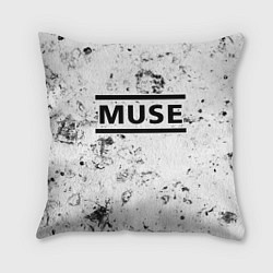 Подушка квадратная Muse dirty ice, цвет: 3D-принт