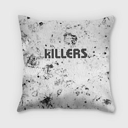 Подушка квадратная The Killers dirty ice, цвет: 3D-принт