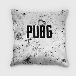 Подушка квадратная PUBG dirty ice, цвет: 3D-принт