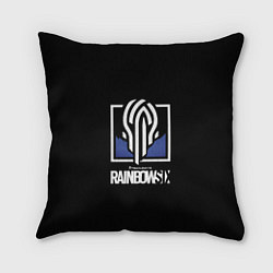 Подушка квадратная Rainbow six siege logo, цвет: 3D-принт