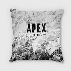 Подушка квадратная Apex Legends white graphite, цвет: 3D-принт