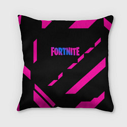 Подушка квадратная Fortnite geometry pink, цвет: 3D-принт