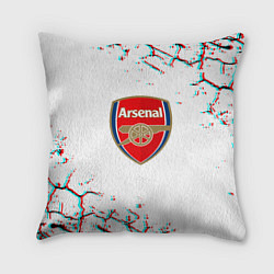 Подушка квадратная Arsenal fc текстура, цвет: 3D-принт