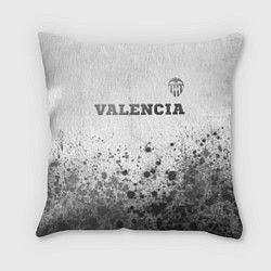 Подушка квадратная Valencia - white gradient посередине, цвет: 3D-принт