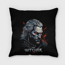 Подушка квадратная The Witcher blood, цвет: 3D-принт