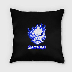 Подушка квадратная Samurai logo ghost, цвет: 3D-принт