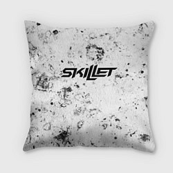 Подушка квадратная Skillet dirty ice, цвет: 3D-принт