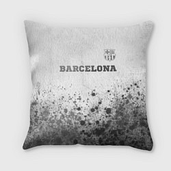 Подушка квадратная Barcelona - white gradient посередине, цвет: 3D-принт