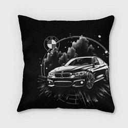 Подушка квадратная BMW абстрактный стиль, цвет: 3D-принт