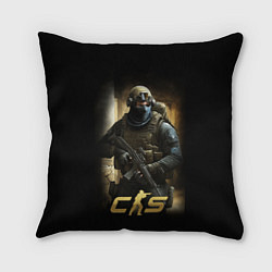 Подушка квадратная CS спецназовец