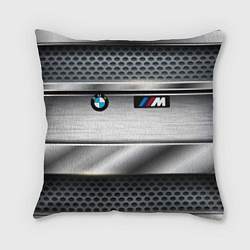 Подушка квадратная BMW metal texture, цвет: 3D-принт