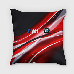 Подушка квадратная BMW sport line steel, цвет: 3D-принт