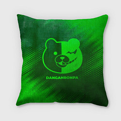 Подушка квадратная Danganronpa - green gradient, цвет: 3D-принт