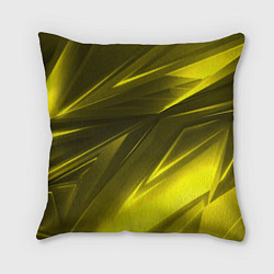 Подушка квадратная Gold stripes abstraction, цвет: 3D-принт