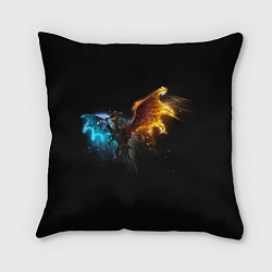 Подушка квадратная Jakiro дота 2, цвет: 3D-принт