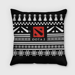 Подушка квадратная Dota pattern game, цвет: 3D-принт