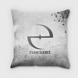 Подушка квадратная Evanescence - white gradient, цвет: 3D-принт