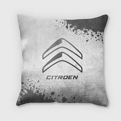 Подушка квадратная Citroen - white gradient, цвет: 3D-принт