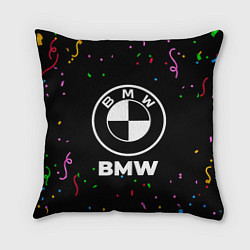 Подушка квадратная BMW конфети, цвет: 3D-принт