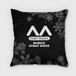 Подушка квадратная Снежный Bungo Stray Dogs, цвет: 3D-принт
