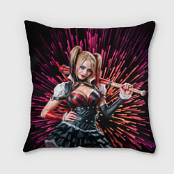 Подушка квадратная Harley Quinn, цвет: 3D-принт