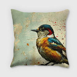 Подушка квадратная Кукушка, цвет: 3D-принт