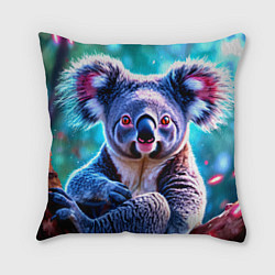 Подушка квадратная Большая коала, цвет: 3D-принт