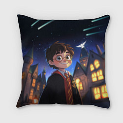 Подушка квадратная Гарри Поттер и кометы, цвет: 3D-принт