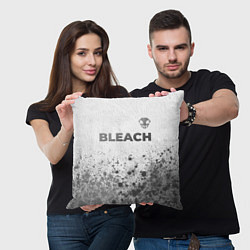 Подушка квадратная Bleach - white gradient посередине, цвет: 3D-принт — фото 2
