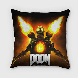 Подушка квадратная Doom - revenant, цвет: 3D-принт