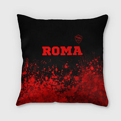 Подушка квадратная Roma - red gradient посередине, цвет: 3D-принт