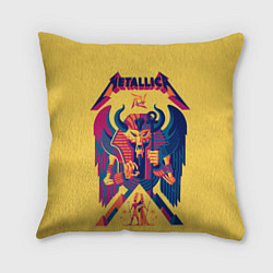 Подушка квадратная Metallica - Egypt, цвет: 3D-принт