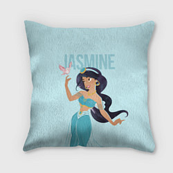 Подушка квадратная Jasmine princess - big pictures, цвет: 3D-принт