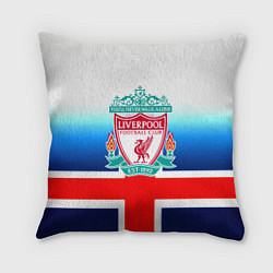 Подушка квадратная Liverpool Англия, цвет: 3D-принт