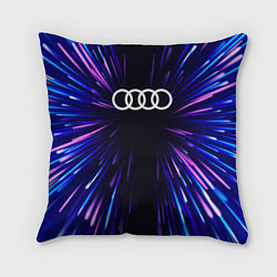 Подушка квадратная Audi neon energy, цвет: 3D-принт