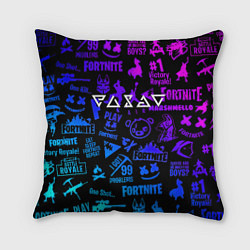 Подушка квадратная Ведьмак логотипы игр, цвет: 3D-принт