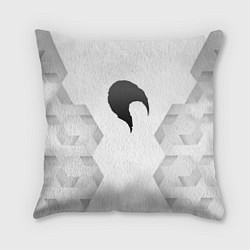 Подушка квадратная Date A Live white poly, цвет: 3D-принт