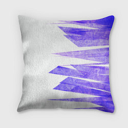 Подушка квадратная Color white purple, цвет: 3D-принт