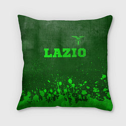Подушка квадратная Lazio - green gradient посередине, цвет: 3D-принт