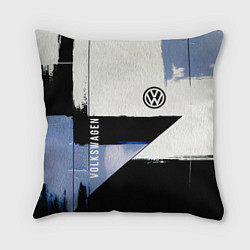 Подушка квадратная Volkswagen логотип